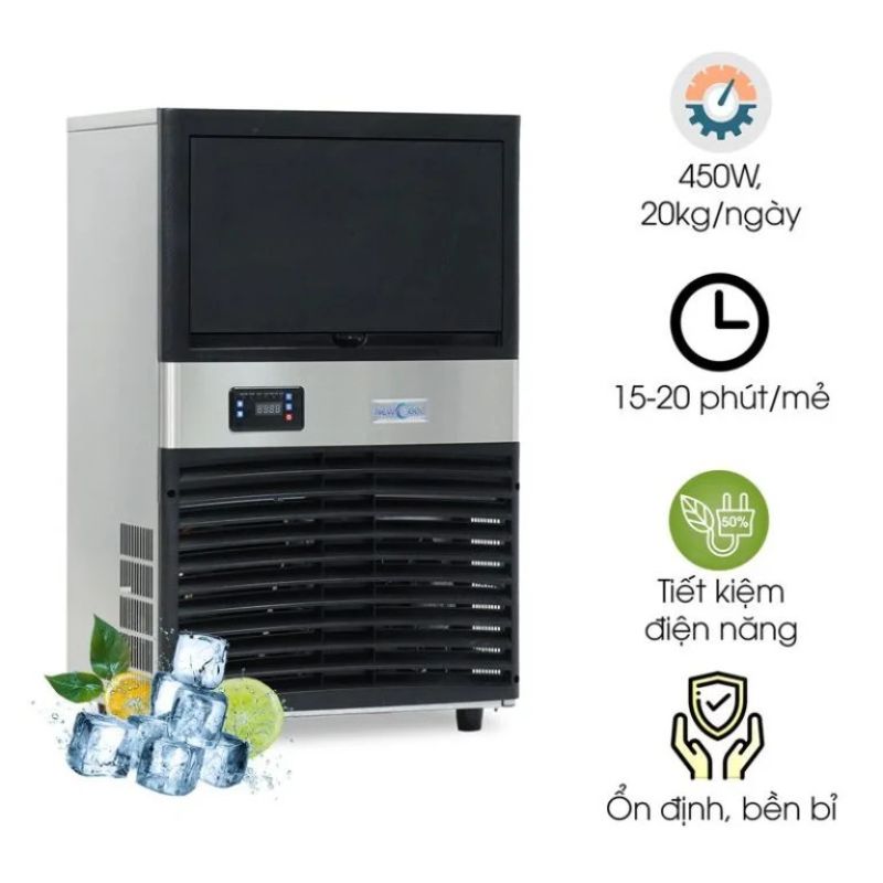 Máy làm đá viên Newcool ZB-50A - Hàng chính hãng
