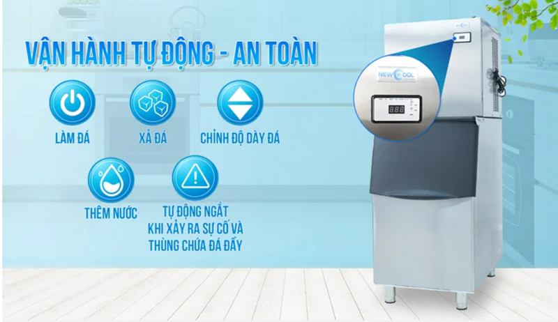 Máy làm đá viên Newcool NC-ZB-300A - Hàng chính hãng