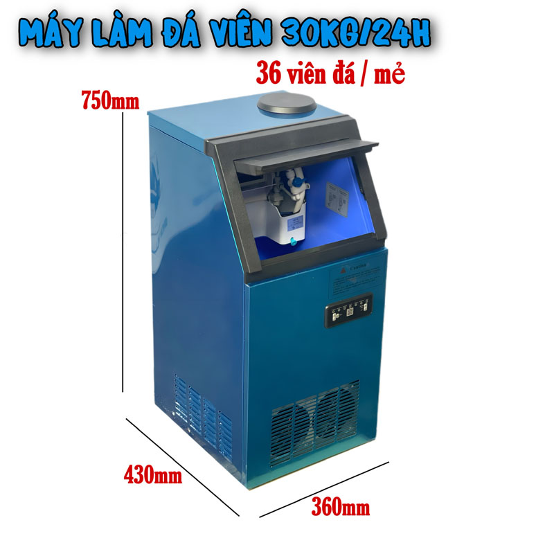 Máy làm đá viên 30kg Snow Village AP-30 - Hàng chính hãng