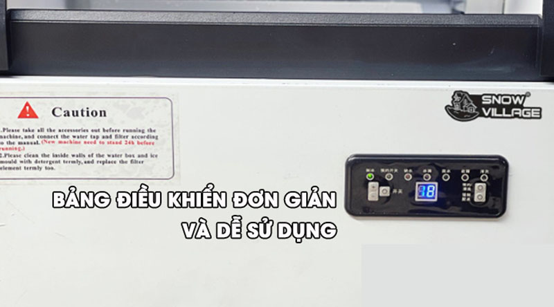 Máy làm đá viên Snow Village AP-50 - Hàng chính hãng