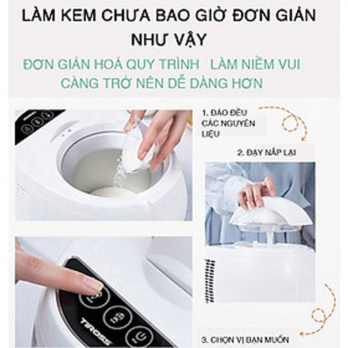 Máy làm kem Tiross TS9091 - Hàng chính hãng