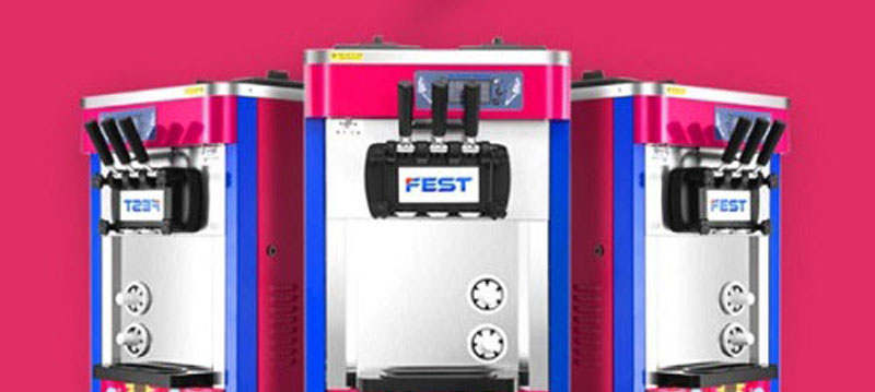 Máy làm kem tươi 3 vòi Fest RC-188L - Hàng chính hãng