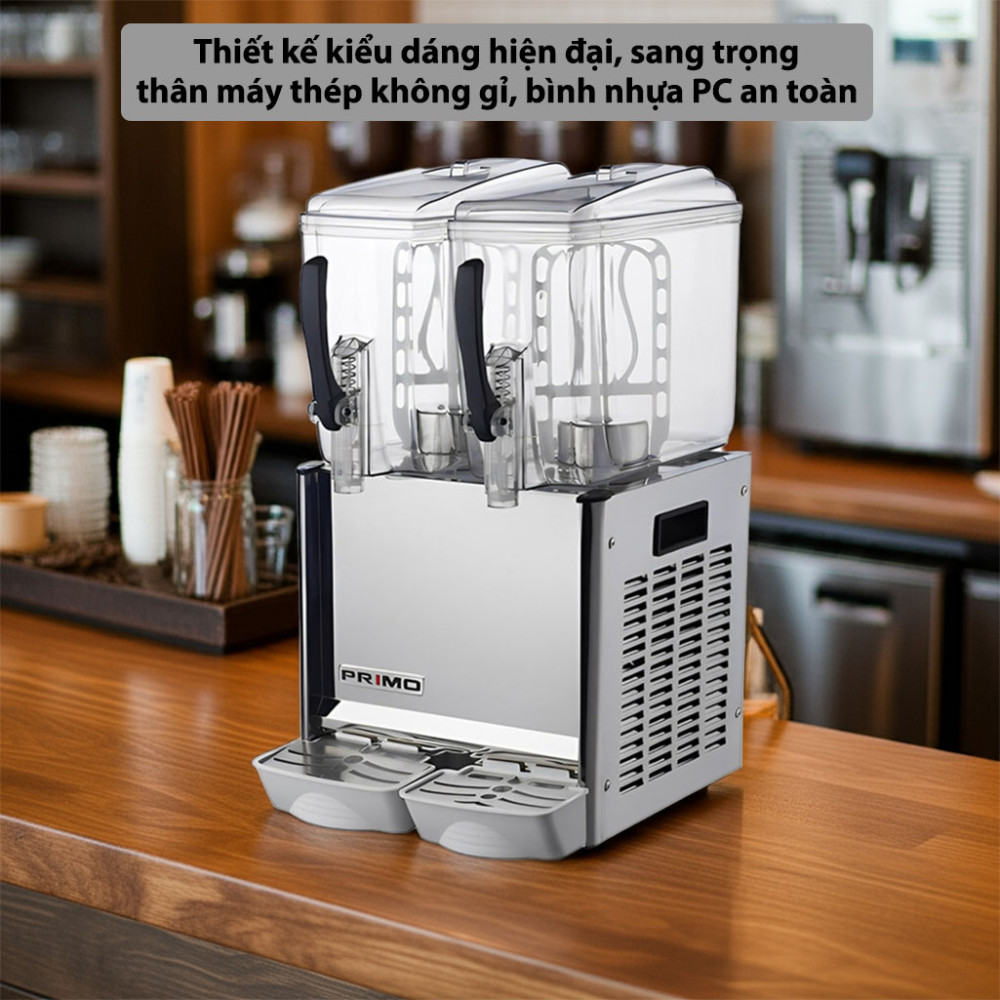 Máy làm lạnh nước trái cây 2 ngăn Primo 0200602381 - Hàng chính hãng