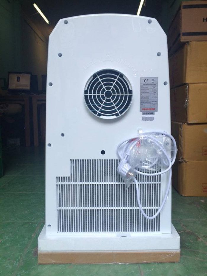 cụm nóng lvà cụm lạnh của DCP-10000 được tích hopự lại thành 1