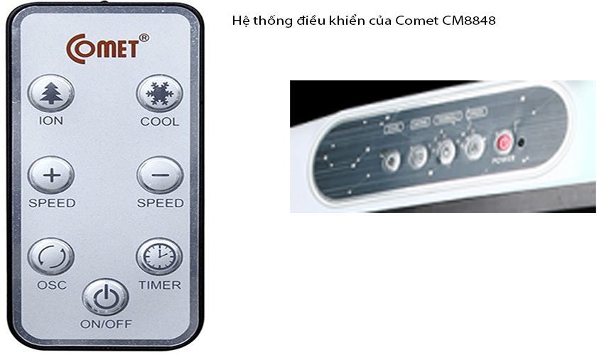 Máy làm mát không khí Comet CM8848 - Hàng chính hãng
