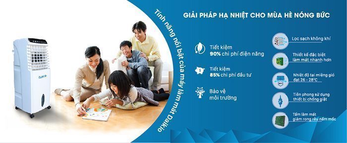 Máy làm mát không khí Daikio DK-9000A - Hàng chính hãng
