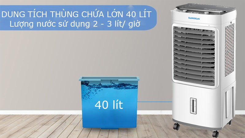 Máy làm mát không khí Daikiosan DM102 - Hàng chính hãng