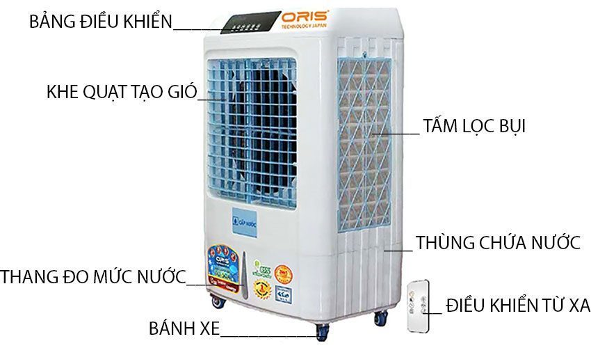 Máy làm mát không khí Oris TO-50A  - Hàng chính hãng