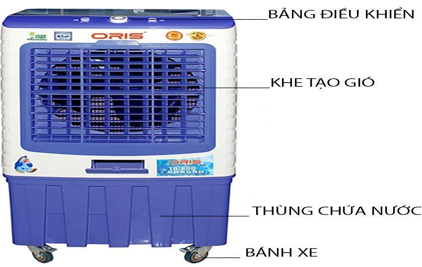 Máy làm mát không khí Oris TO-800 - Hàng chính hãng