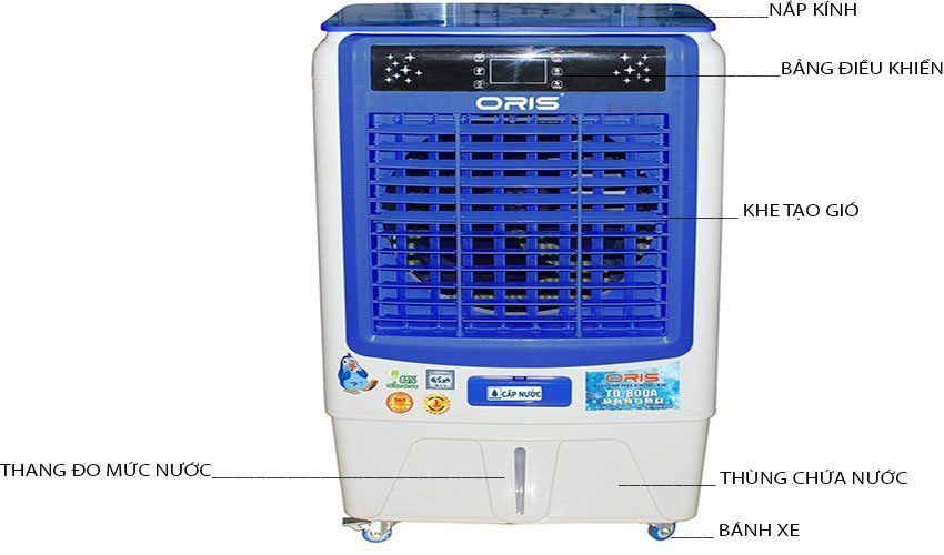 Máy làm mát không khí Oris TO-800A - Hàng chính hãng