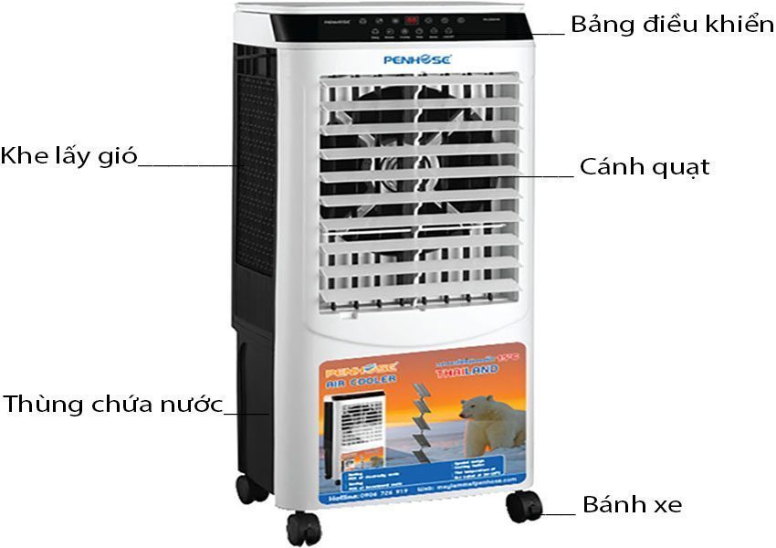 Máy làm mát không khí Penhose PH-2020AN - Hàng chính hãng
