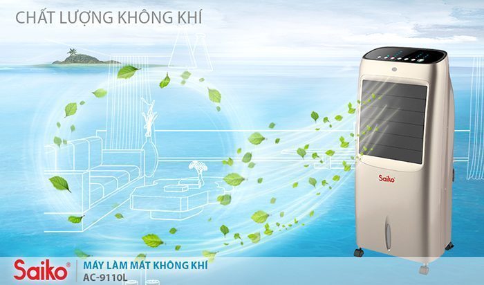 Máy làm mát không khí Saiko AC-9110CL - Hàng chính hãng