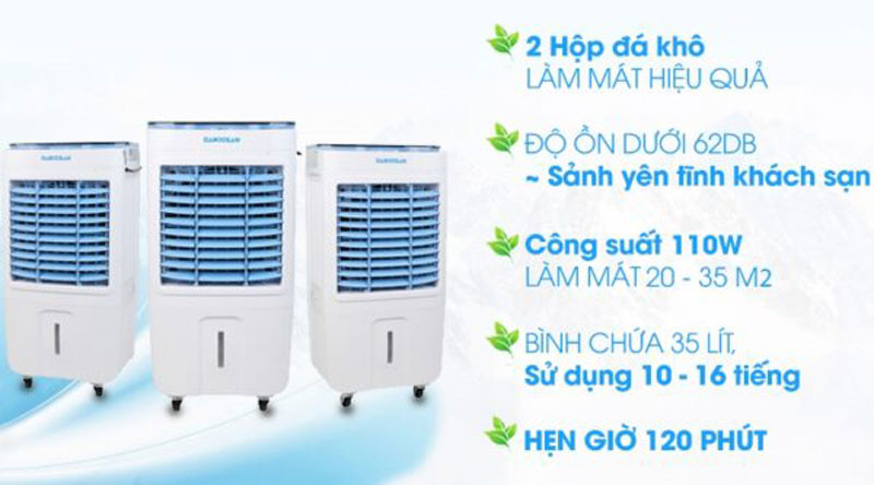 Máy làm mát không khí Daikiosan DKA-03500C - Hàng chính hãng