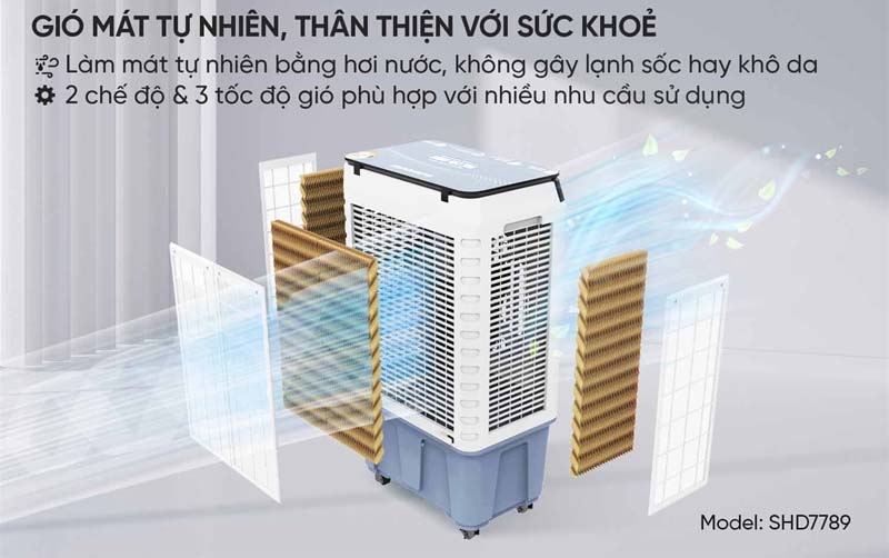 Máy làm mát không khí Sunhouse SHD7789 - Hàng chính hãng