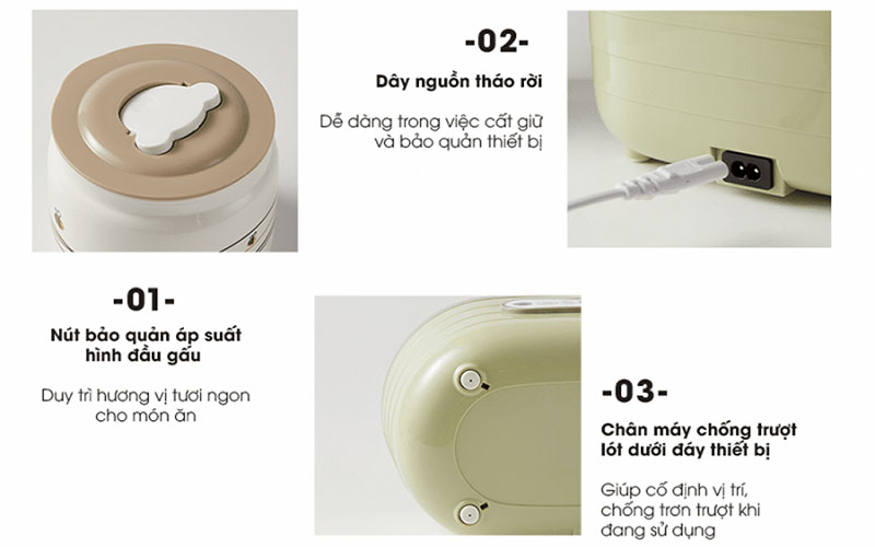Máy làm sữa chua Bear SB-SC10C - Hàng chính hãng