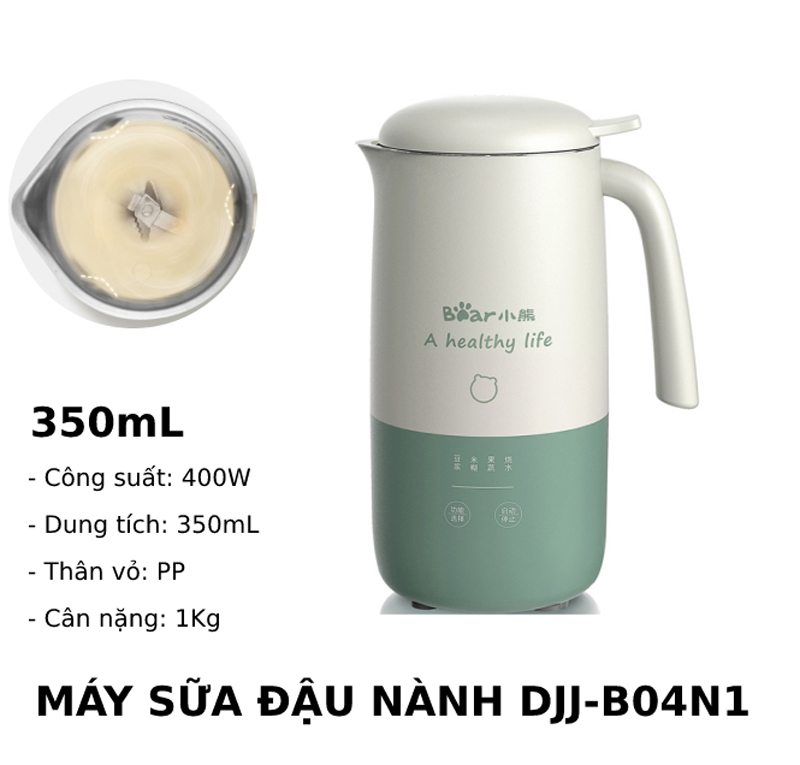 Máy làm sữa hạt Bear DJJ-B04N1 - Hàng chính hãng