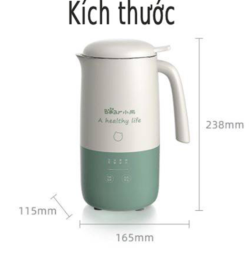 Máy làm sữa hạt Bear DJJ-B04N1 - Hàng chính hãng