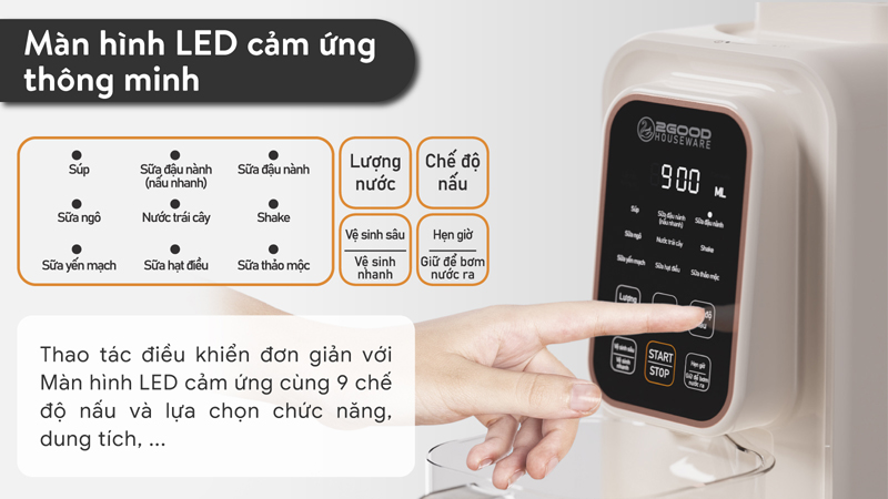 Máy làm sữa hạt 2Good SONA I8 - Hàng chính hãng