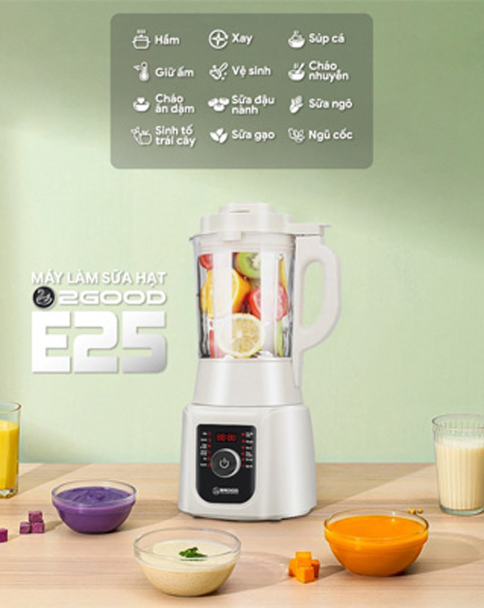 Máy làm sữa hạt 2GOOD E25 - Hàng chính hãng