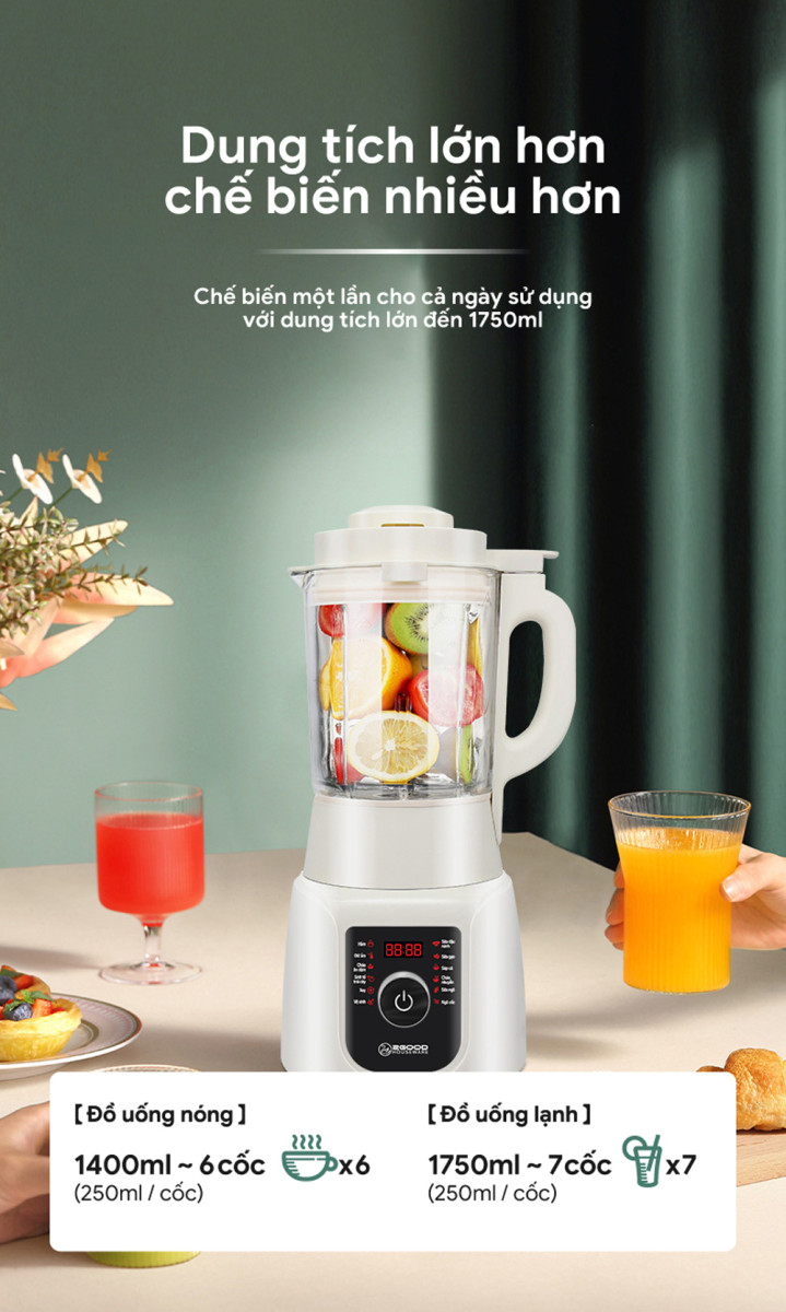 Máy làm sữa hạt 2GOOD E25 - Hàng chính hãng