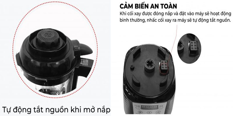 Máy làm sữa hạt Rapido RHB1800D - Hàng chính hãng