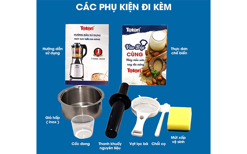 Máy làm sữa hạt Totori TT-CB02 - Hàng chính hãng