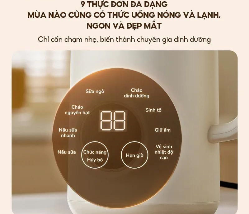 Máy làm sữa hạt Bear SB-SH09Q - Hàng chính hãng