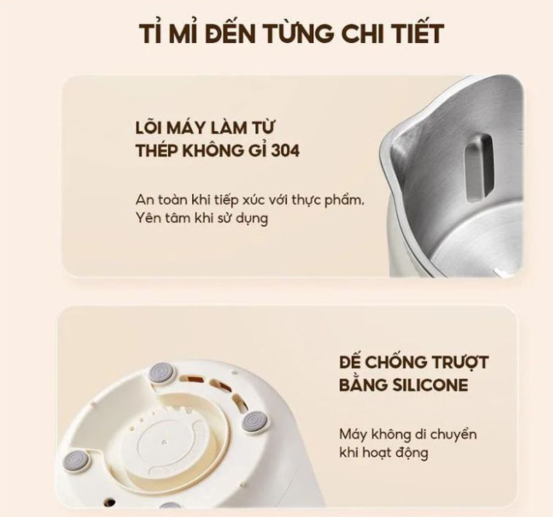 Máy làm sữa hạt Bear SB-SH09Q - Hàng chính hãng