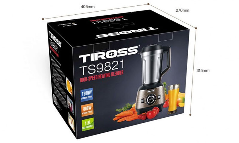 Máy làm sữa hạt đa năng Tiross TS9821 - Hàng chính hãng