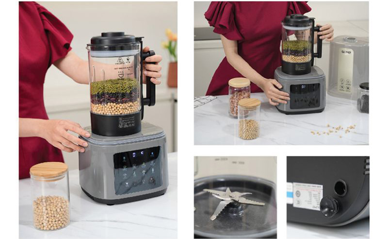 Máy làm sữa hạt đa năng Gume GMNMM-2201  - Hàng chính hãng