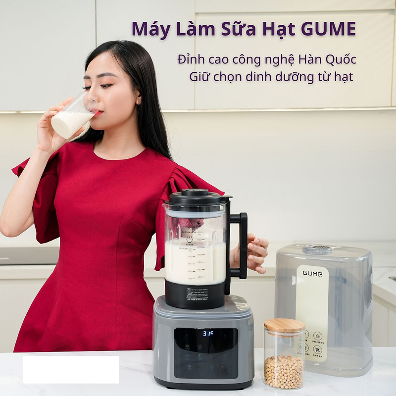 Máy làm sữa hạt đa năng Gume GMNMM-2201  - Hàng chính hãng