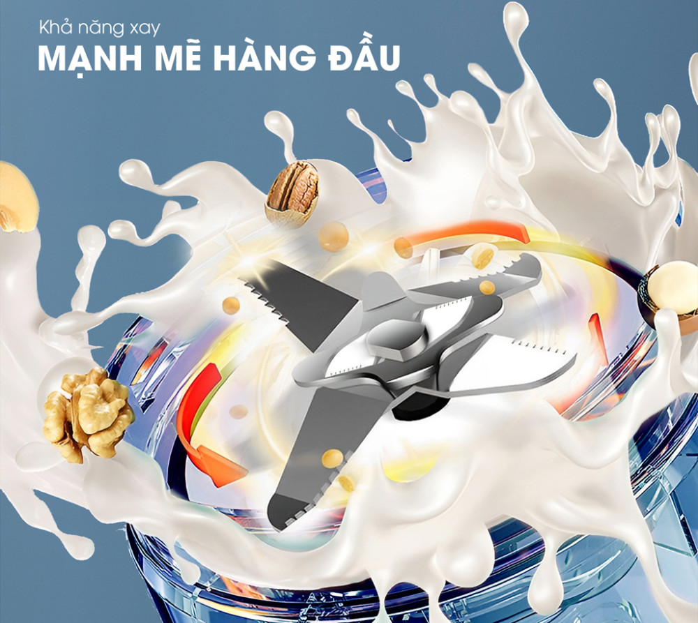 Máy làm sữa hạt mini Kalite KCB12B - Hàng chính hãng