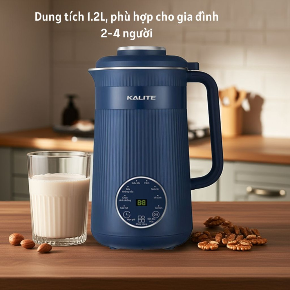Máy làm sữa hạt mini Kalite KCB12B - Hàng chính hãng