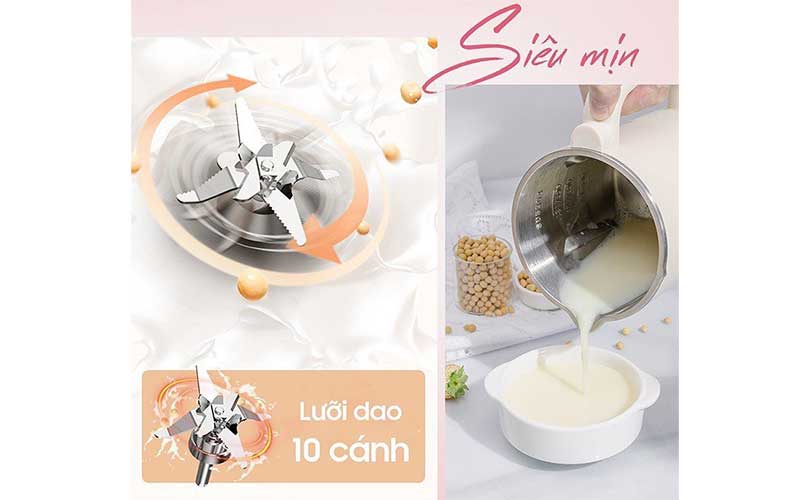 Máy làm sữa hạt mini Seka SK320-PRO - Hàng chính hãng