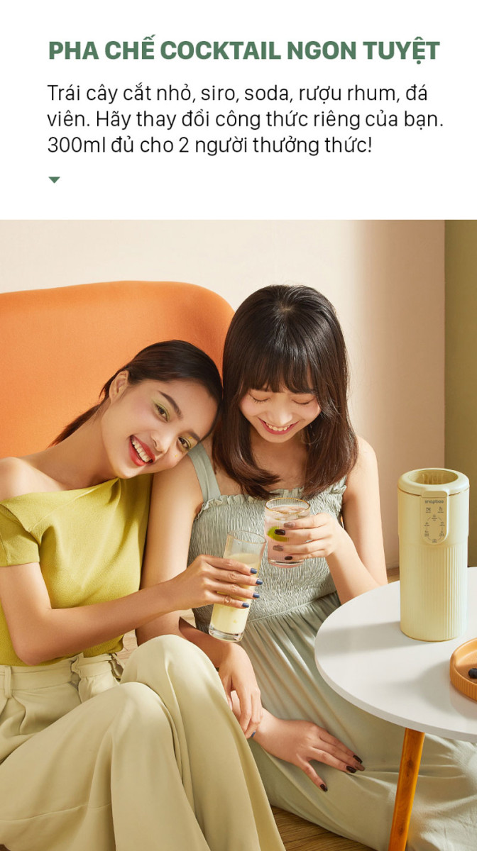 Máy làm sữa hạt mini SnapBee SK-205VN - Hàng chính hãng
