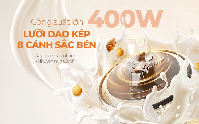 Máy làm sữa hạt đa năng Sunhouse SHD5261 - Hàng chính hãng
