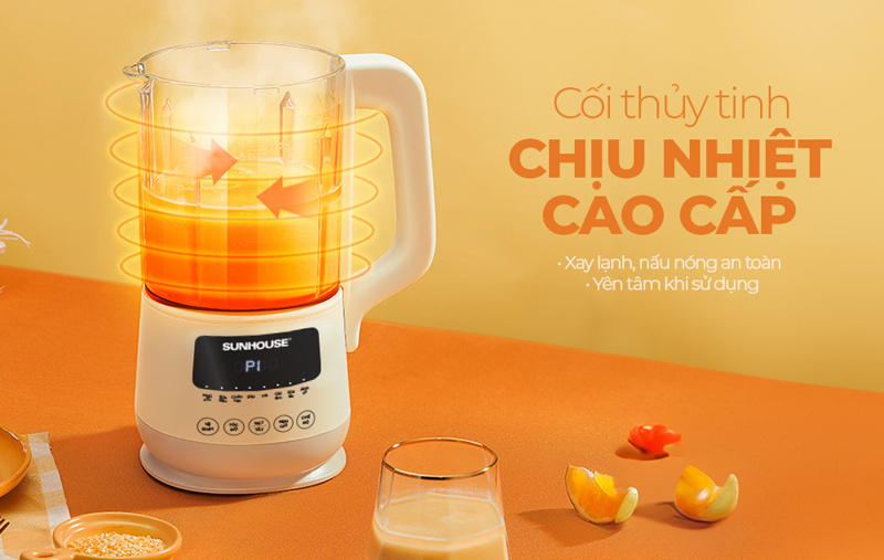 Máy làm sữa hạt đa năng Sunhouse SHD5261 - Hàng chính hãng