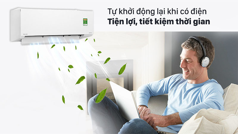 Máy lạnh 1 HP Inverter Toshiba RAS-H10E2KCVG-V - Hàng chính hãng