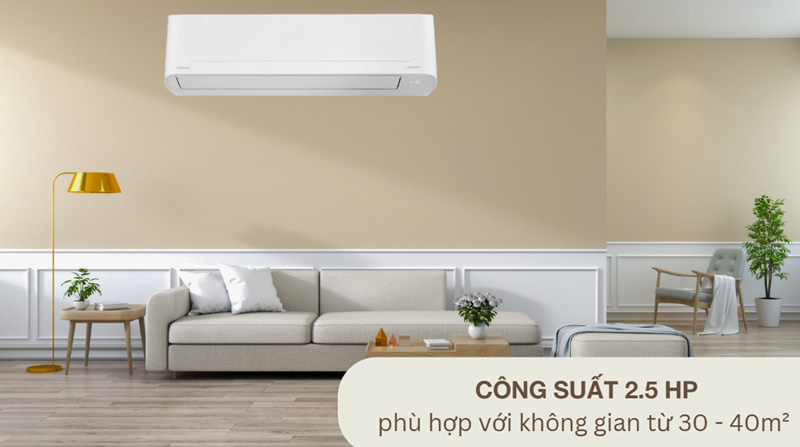 Máy lạnh Toshiba inverter 2.5 HP RAS-H24S5KCV2G-V - Hàng chính hãng