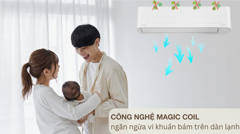 Máy lạnh Toshiba inverter 2.5 HP RAS-H24S5KCV2G-V - Hàng chính hãng
