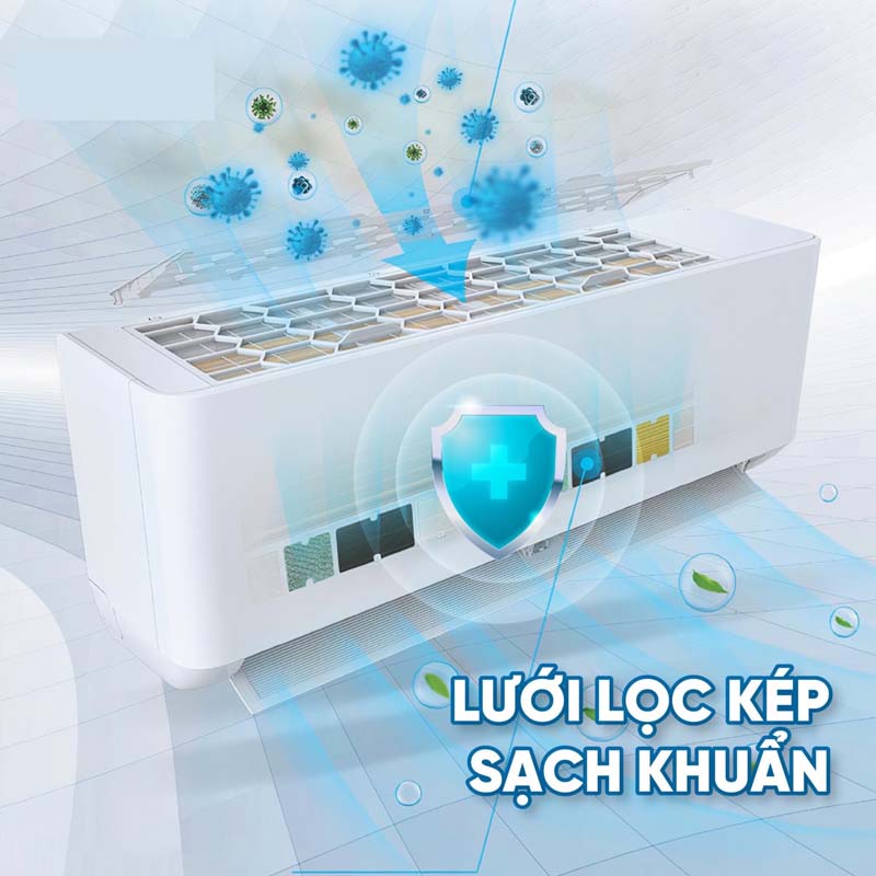 Máy lạnh 1 chiều Akino AKN-12CINV2FA - Hàng chính hãng