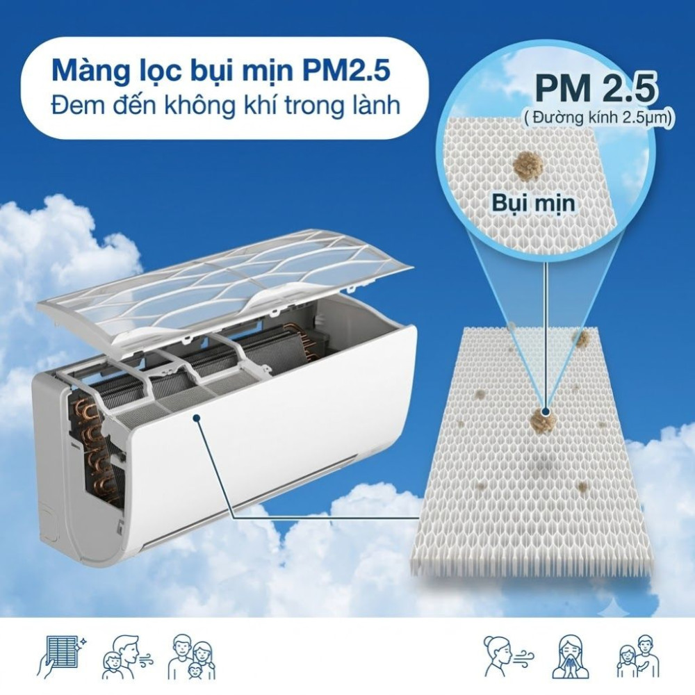 Máy lạnh LG Inverter 1 HP IEC09M2 - Hàng chính hãng