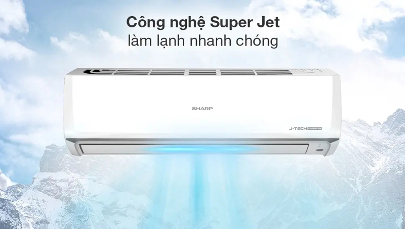 Máy lạnh 1 chiều Sharp AH-X18ZEW - Hàng chính hãng
