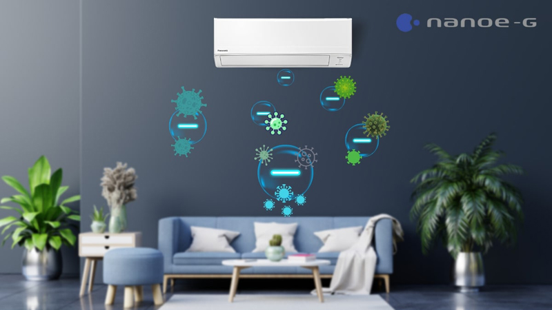 Máy lạnh 1 chiều Panasonic Inverter CU/CS-PU12ZKH-8M - Hàng chính hãng