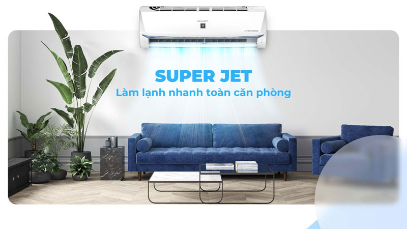 Máy lạnh Sharp Inverter AH-XP18BSW - Hàng chính hãng