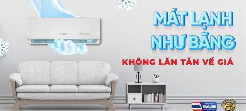 Máy lạnh Akino inverter AKN-9CINV2FA - Hàng chính hãng