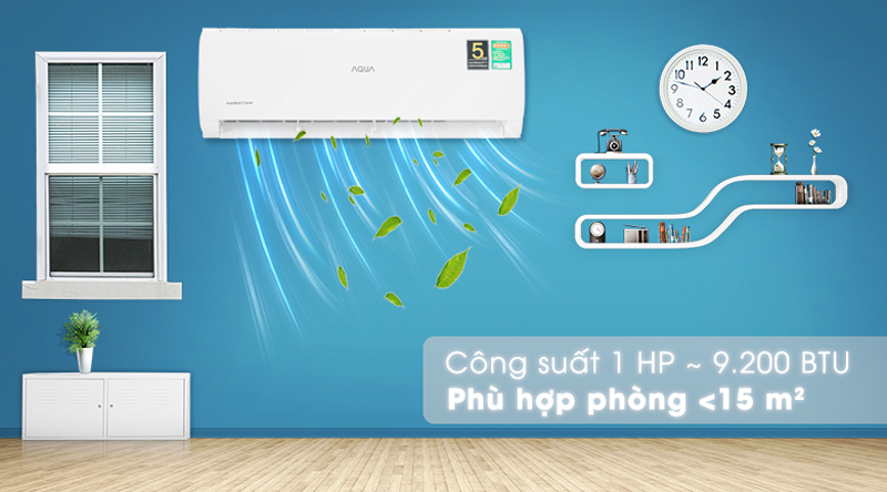 Máy lạnh 1 chiều Aqua AQA-KCRV10TK - Hàng chính hãng