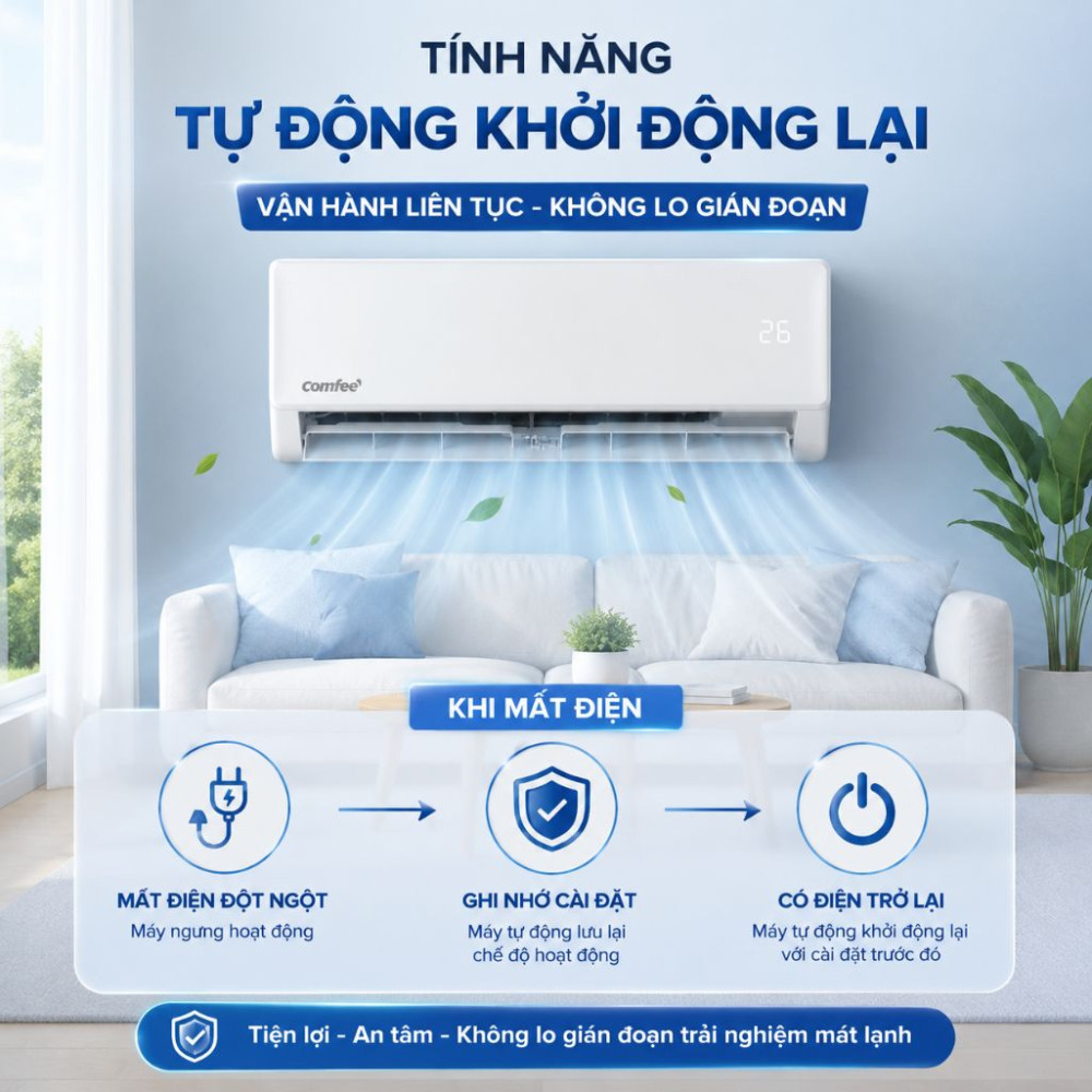 Máy lạnh Comfee 1 HP CFS-09FGYF - Hàng chính hãng