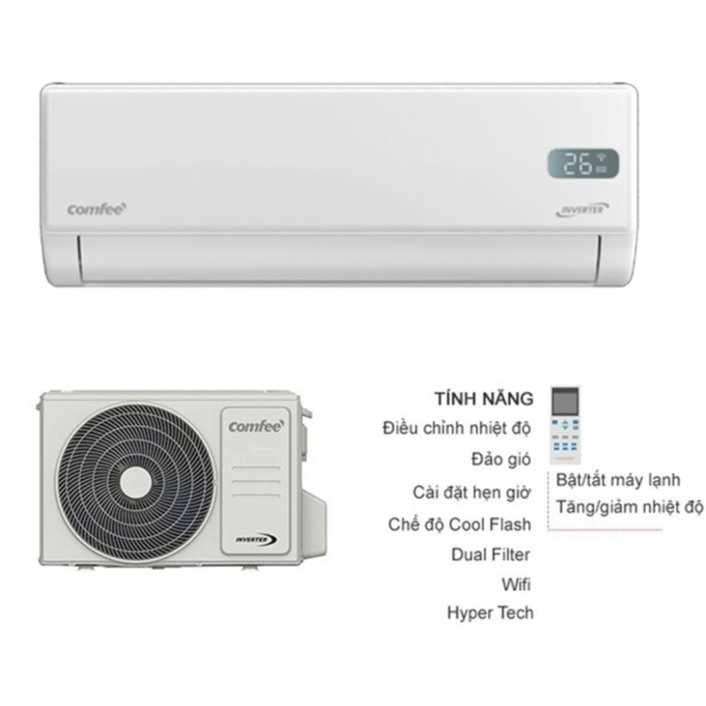 Máy lạnh Comfee Inverter 1 HP CFS-10VGPF - Hàng chính hãng