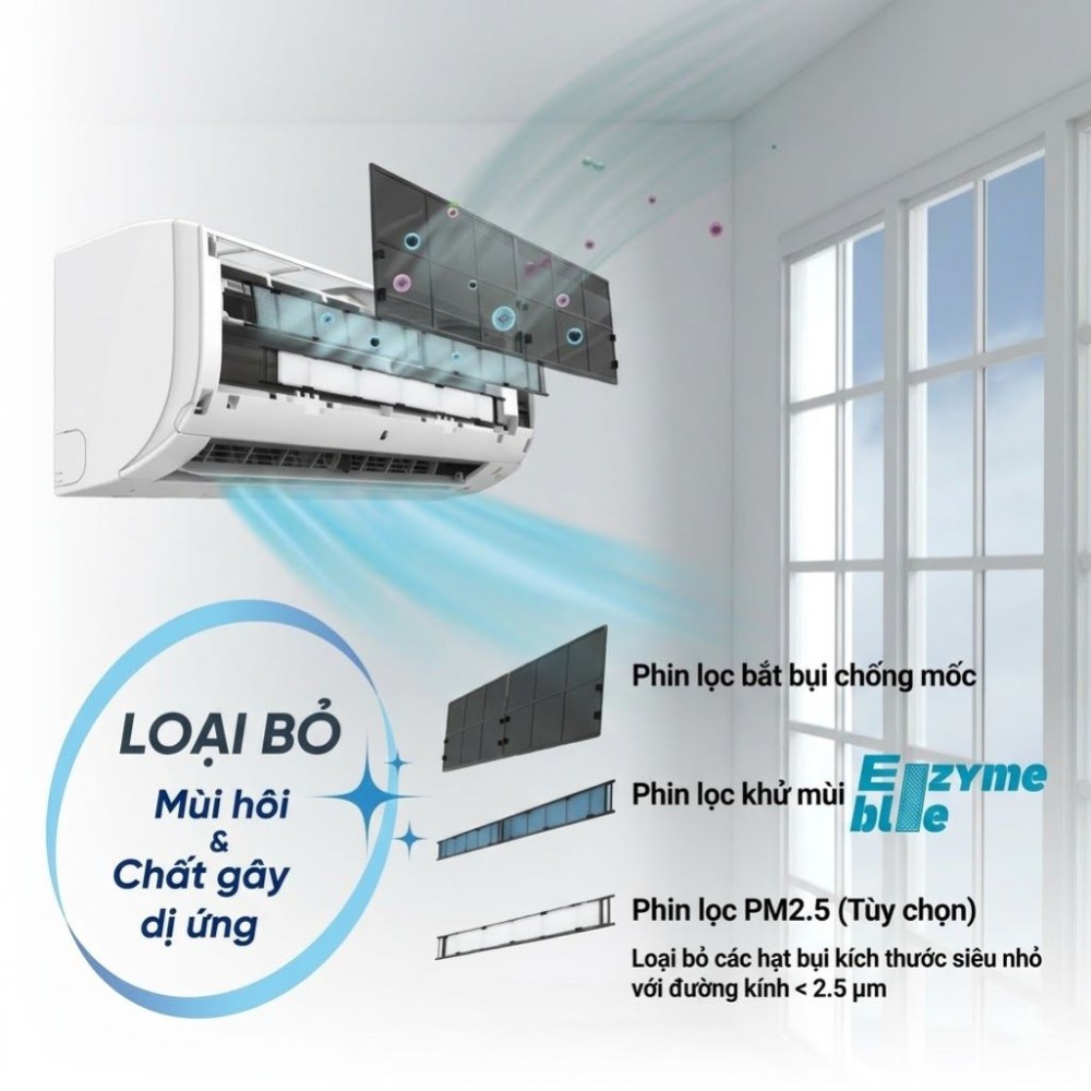Máy lạnh Daikin Inverter 3 HP FTKF71ZVMV  - Hàng chính hãng
